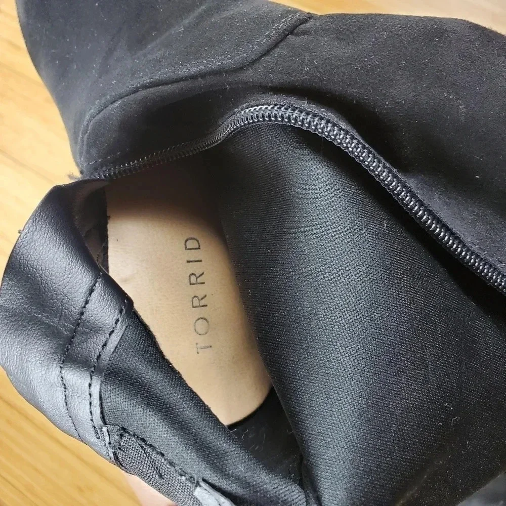 torrid black faux